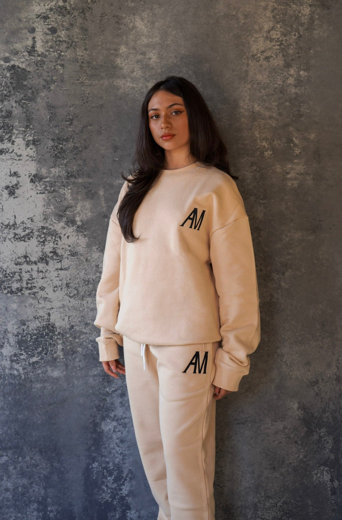 French Terry Cream Sweatpants