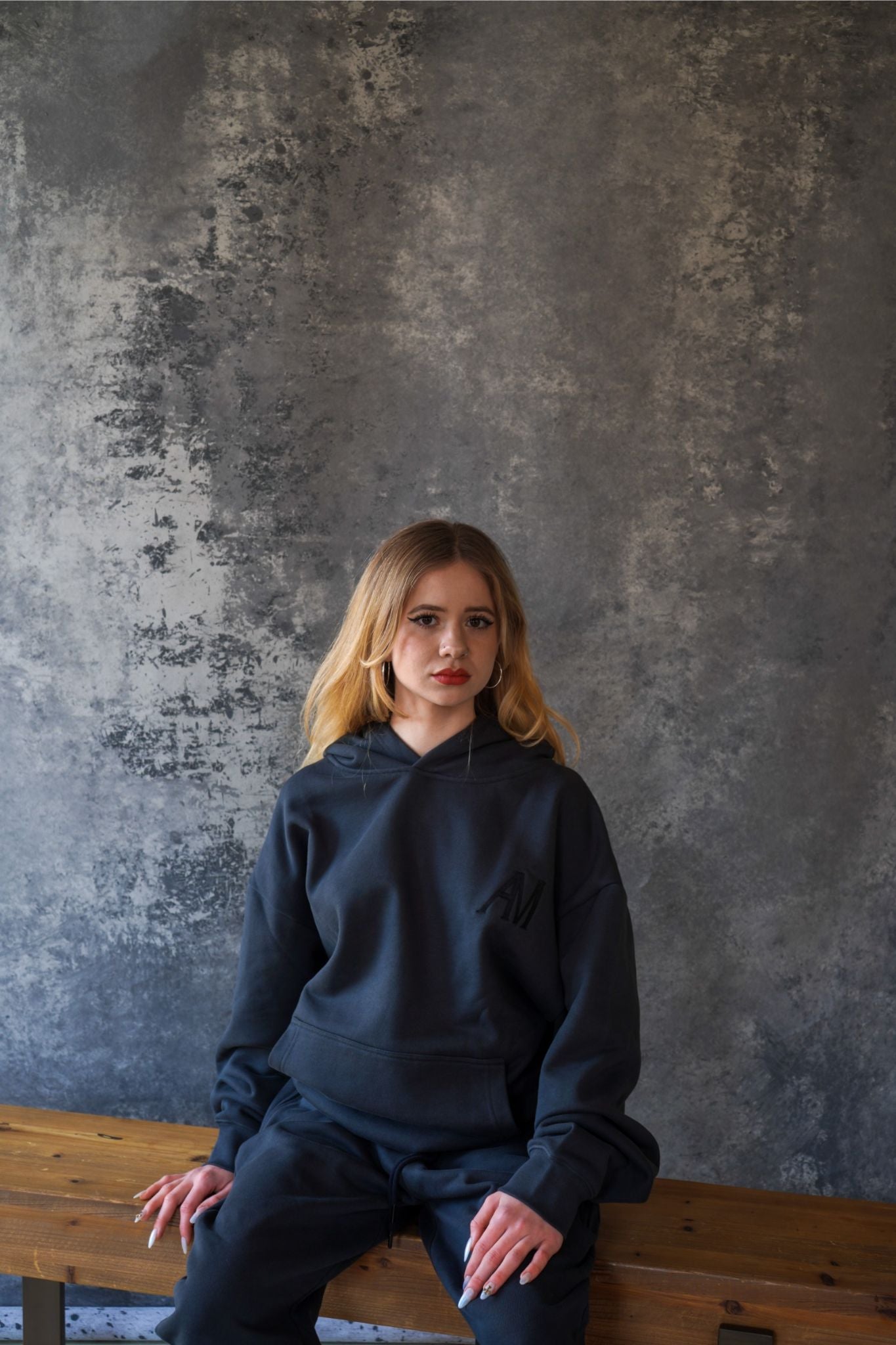 Black on Black Hoodie