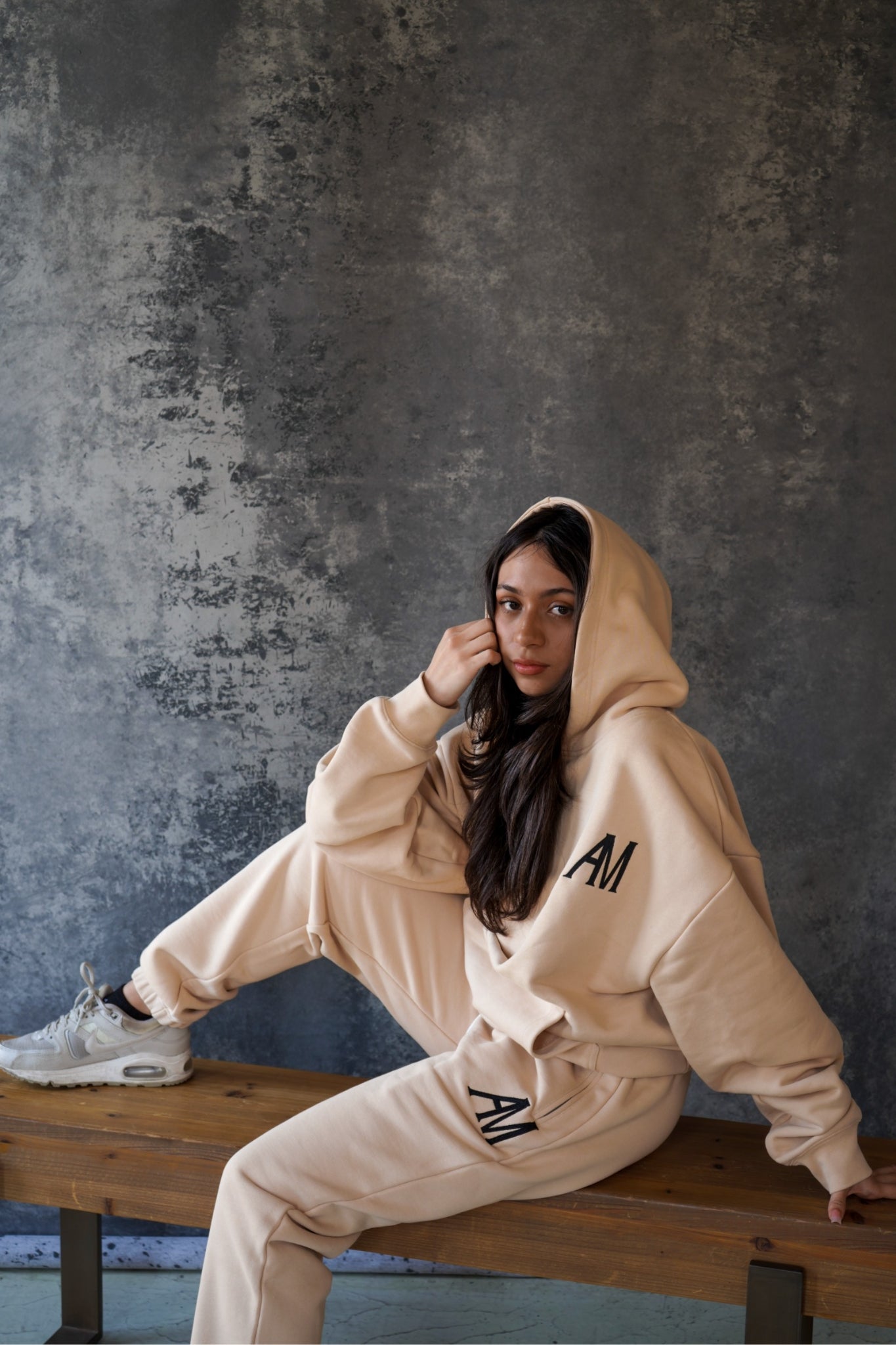 Cream Hoodie