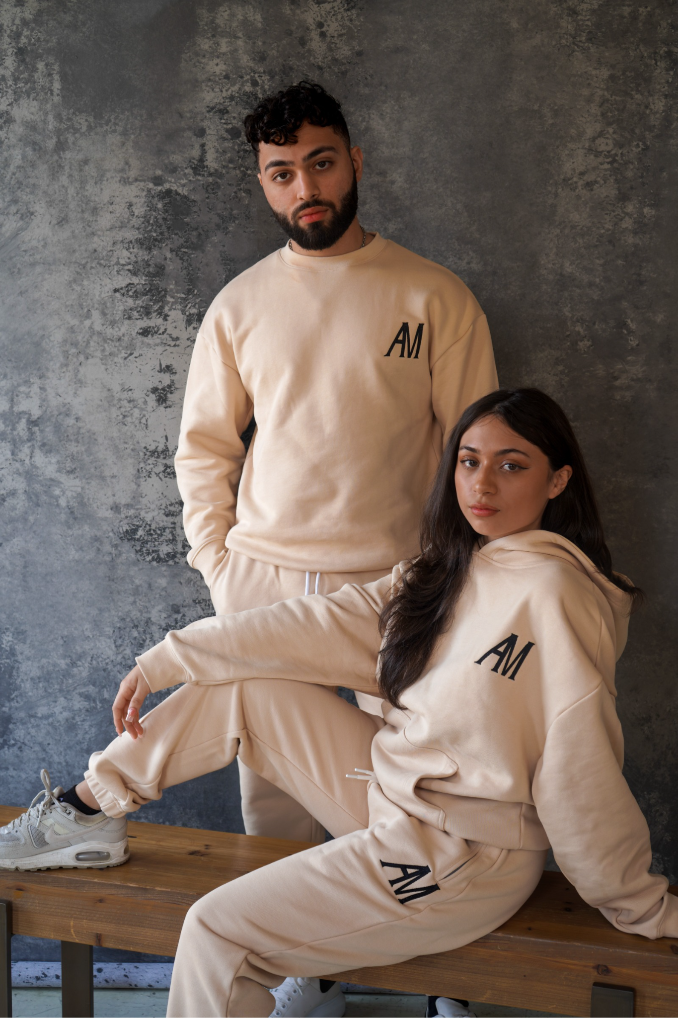French Terry Cream Sweatpants